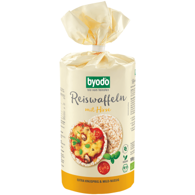 Reiswaffeln mit Hirse (100gr)